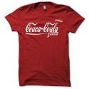 Shirt coca cola parodie couca coula blanc/rouge pour homme et femme