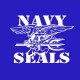 Shirt Navy Seals blanc/bleu royal pour homme et femme