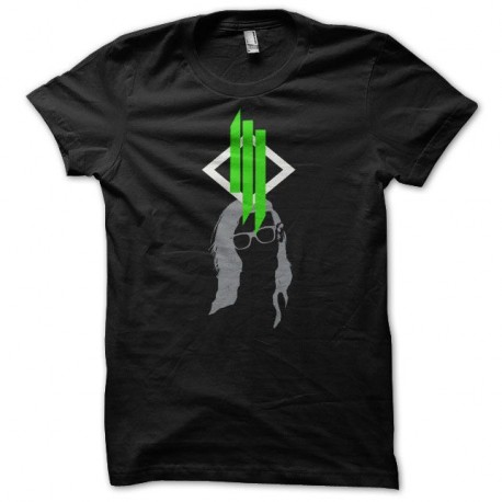 Shirt Skrillex monster noir pour homme et femme