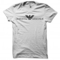 Shirt Giorgio Armani parodie Georgette Armanus blanc pour homme et femme
