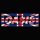 Shirt Oasis union jack noir pour homme et femme