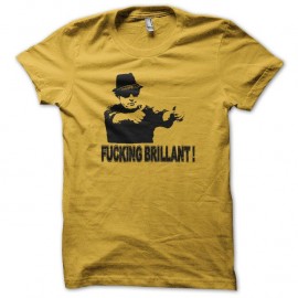 Shirt Charlie Sheen fucking brillant jaune pour homme et femme