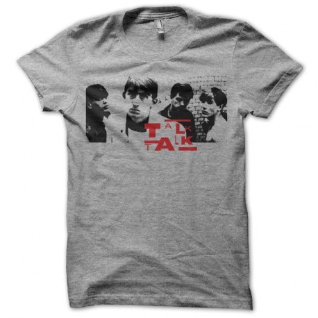 Shirt Talk Talk band gris pour homme et femme