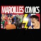 Shirt Marvel parodie Maroilles Comics Superdupont vs Justice League noir pour homme et femme