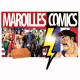 Shirt Marvel parodie Maroilles Comics Superdupont vs Justice League blanc pour homme et femme