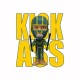 Shirt Kick Ass blanc pour homme et femme