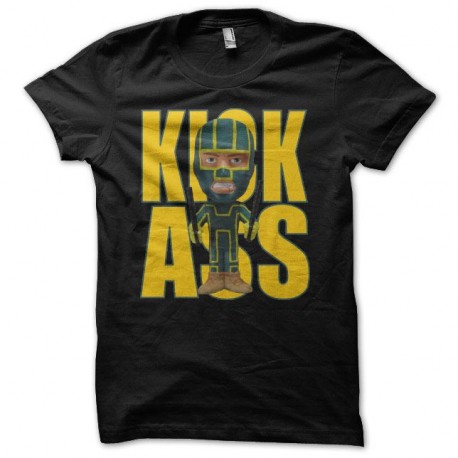 Shirt Kick Ass noir pour homme et femme