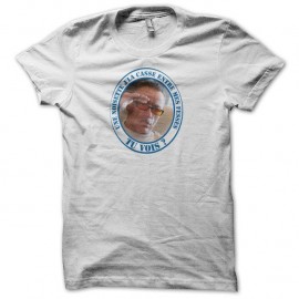 Shirt Jean Claude Van Damme JCVD fesses noisette blanc pour homme et femme