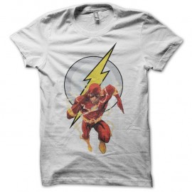 Shirt artwork Flash blanc pour homme et femme