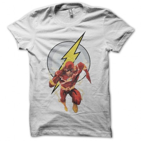 Shirt artwork Flash blanc pour homme et femme