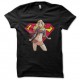 Shirt Supergirl noir pour homme et femme