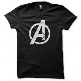 Shirt avengers artwork noir pour homme et femme