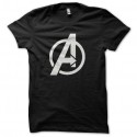 Shirt avengers artwork noir pour homme et femme