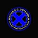 Shirt Xavier's School X-Men bleu sur noir pour homme et femme