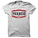 Shirt Texaco vintage blanc pour homme et femme