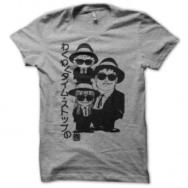 Shirt parodie arale Dr. Suranpu blues brothers gris pour homme et femme