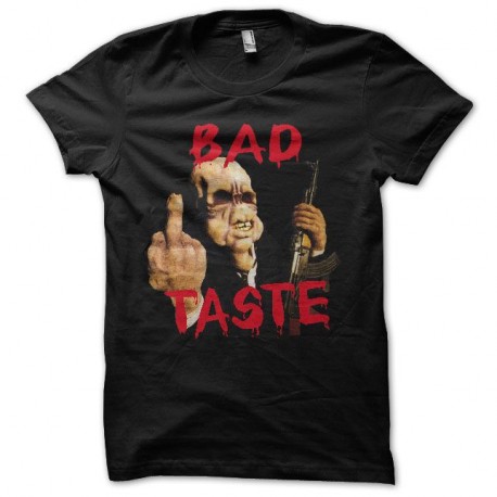 Shirt Bad Taste noir pour homme et femme