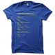 Shirt Amstrad bootscreen error disk french bleu pour homme et femme