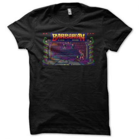 Shirt Barbarian vieille version noir pour homme et femme