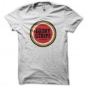 Shirt Lucky Strike parodie Fucky Stripe blanc pour homme et femme