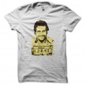 Shirt Pablo Escobar blanc pour homme et femme