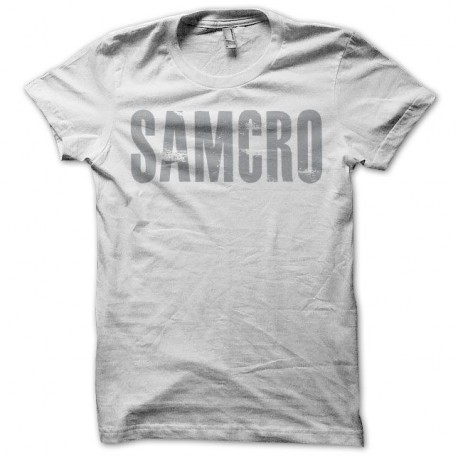 Shirt Sons Of Anarchy SAMCRO gris argent/blanc pour homme et femme