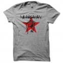 Shirt No Pasaran gris pour homme et femme