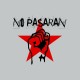 Shirt No Pasaran gris pour homme et femme