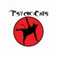 Shirt Cosmocats parodie PsychoCats blanc pour homme et femme