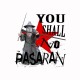 Shirt Gandalf parodie No Pasaran blanc pour homme et femme
