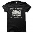 Shirt humour chômage crise rien à faire noir pour homme et femme