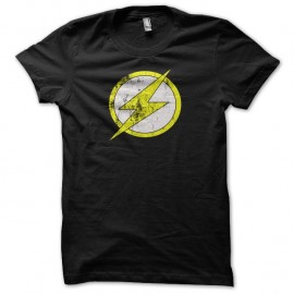 Shirt Flash vintage grungy noir pour homme et femme