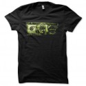 Shirt zombi dollar noir pour homme et femme