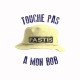 Shirt humour Pastis Touche pas à mon bob blanc pour homme et femme