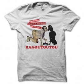 Shirt Ragoûtoutou Le coup du parapluie blanc pour homme et femme