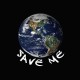 Shirt écologie Planète Terre Save Me noir pour homme et femme