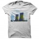 Shirt centrale nucléaire smiley blanc pour homme et femme