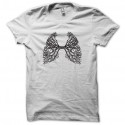 Shirt écologie arbre poumons blanc pour homme et femme