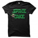 Shirt space cake ecologique noir pour homme et femme