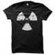 Shirt écologie crâne nucléaire grungy noir pour homme et femme