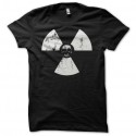 Shirt écologie crâne nucléaire grungy noir pour homme et femme