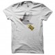 Shirt écologie pigeon éco sms blanc pour homme et femme