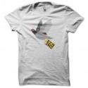 Shirt écologie pigeon éco sms blanc pour homme et femme