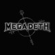 Shirt Megadeth blanc/noir pour homme et femme
