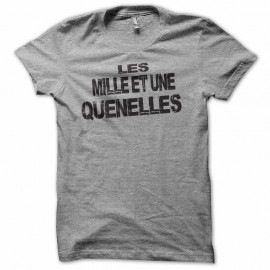 Shirt Dieudonné humour les mille et une quenelles gris pour homme et femme