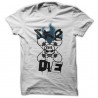 Shirt Skate SK8 or Die burning blanc pour homme et femme