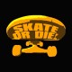 Shirt Skate SK8 or Die front nose noir pour homme et femme