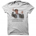Shirt Bernard Menez travail d'équipe blanc pour homme et femme