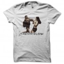 Shirt J'te croyais plus fort que ça, Batman ! blanc pour homme et femme