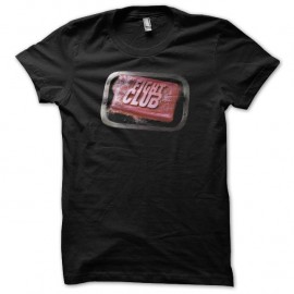 Shirt Fight Club avec logo savonnette noir pour homme et femme